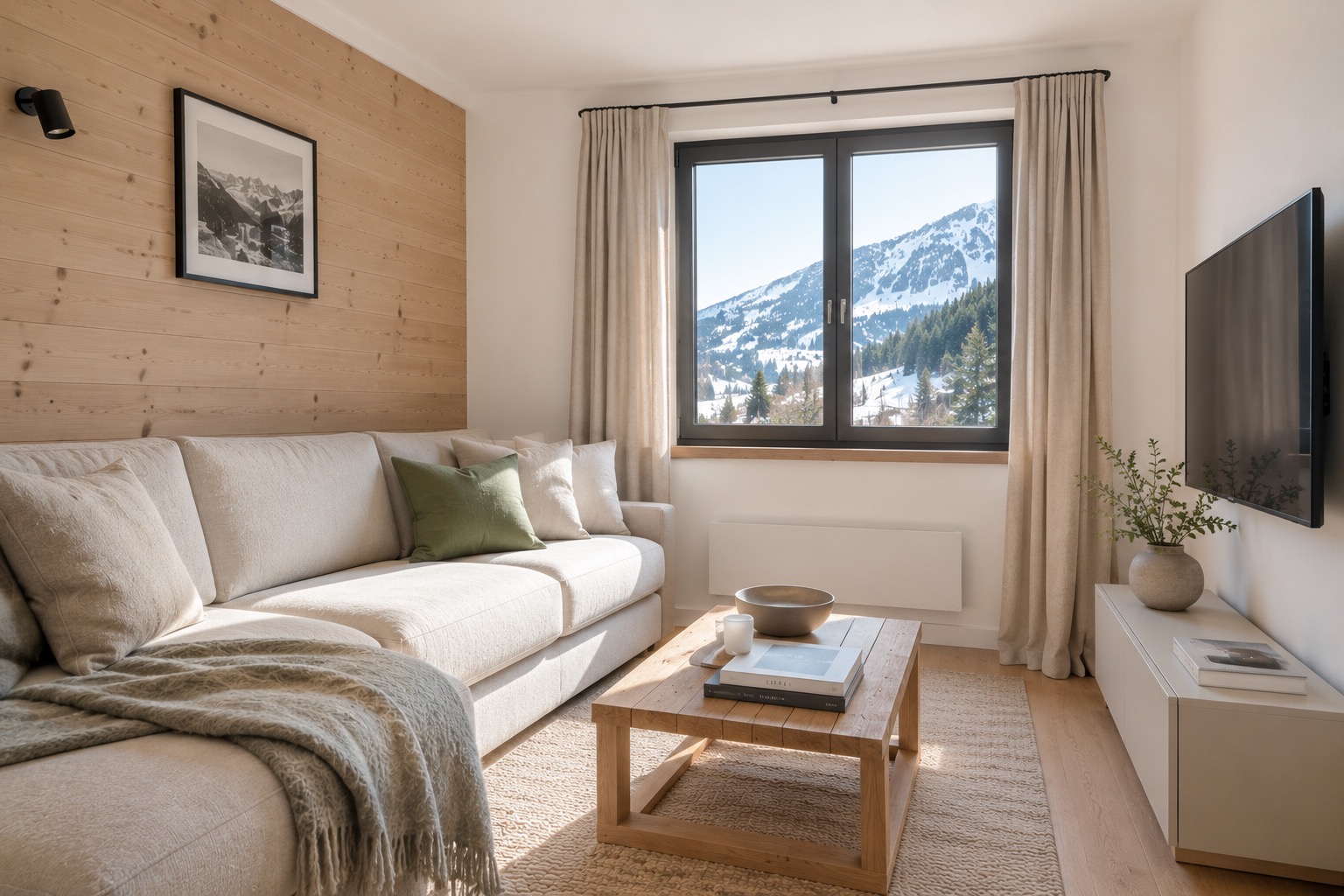Appartement rénové en copropriété dans la vallée de Chamonix